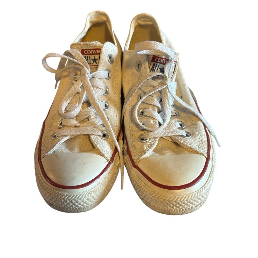 Converse Chuck Taylor All Star Low Top Sneakers Women‎ 7.5  Classic White Canvas - Picture 2 of 12